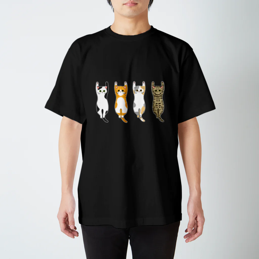 このはな素材屋のグッズ屋のバンザイ猫　01 Regular Fit T-Shirt