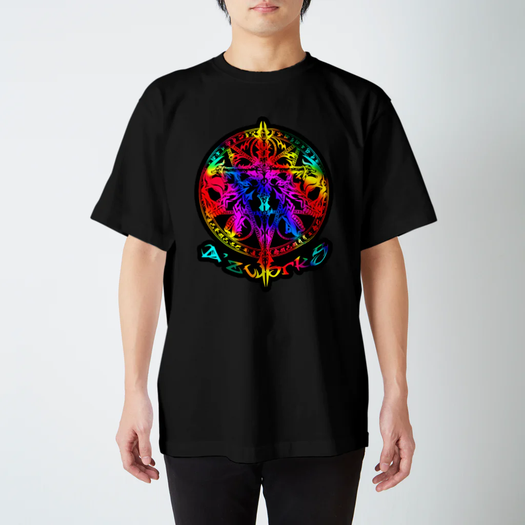 Ａ’ｚｗｏｒｋＳのTRIBALCROSS SCRATCHART スタンダードTシャツ