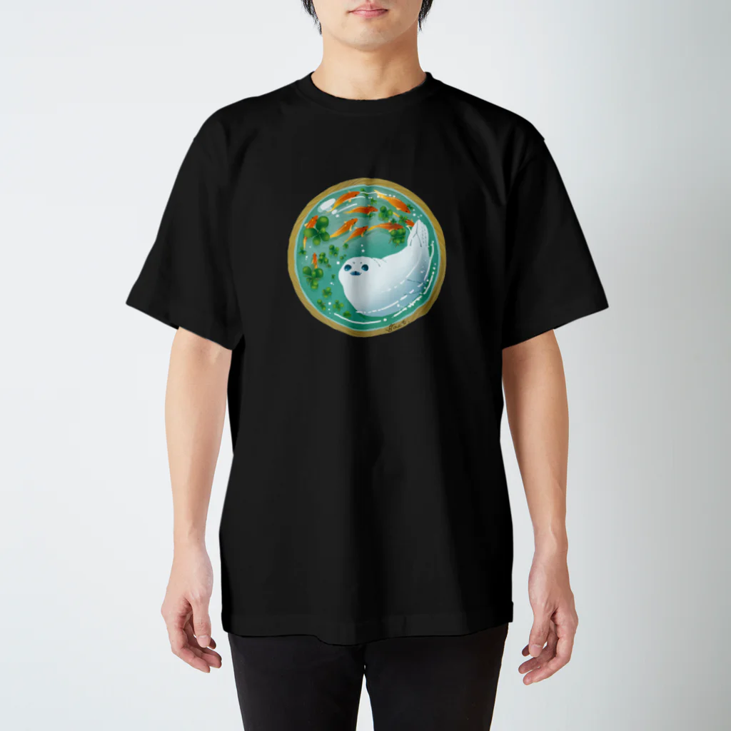 BARE FEET/猫田博人の金魚とアザラシ Regular Fit T-Shirt