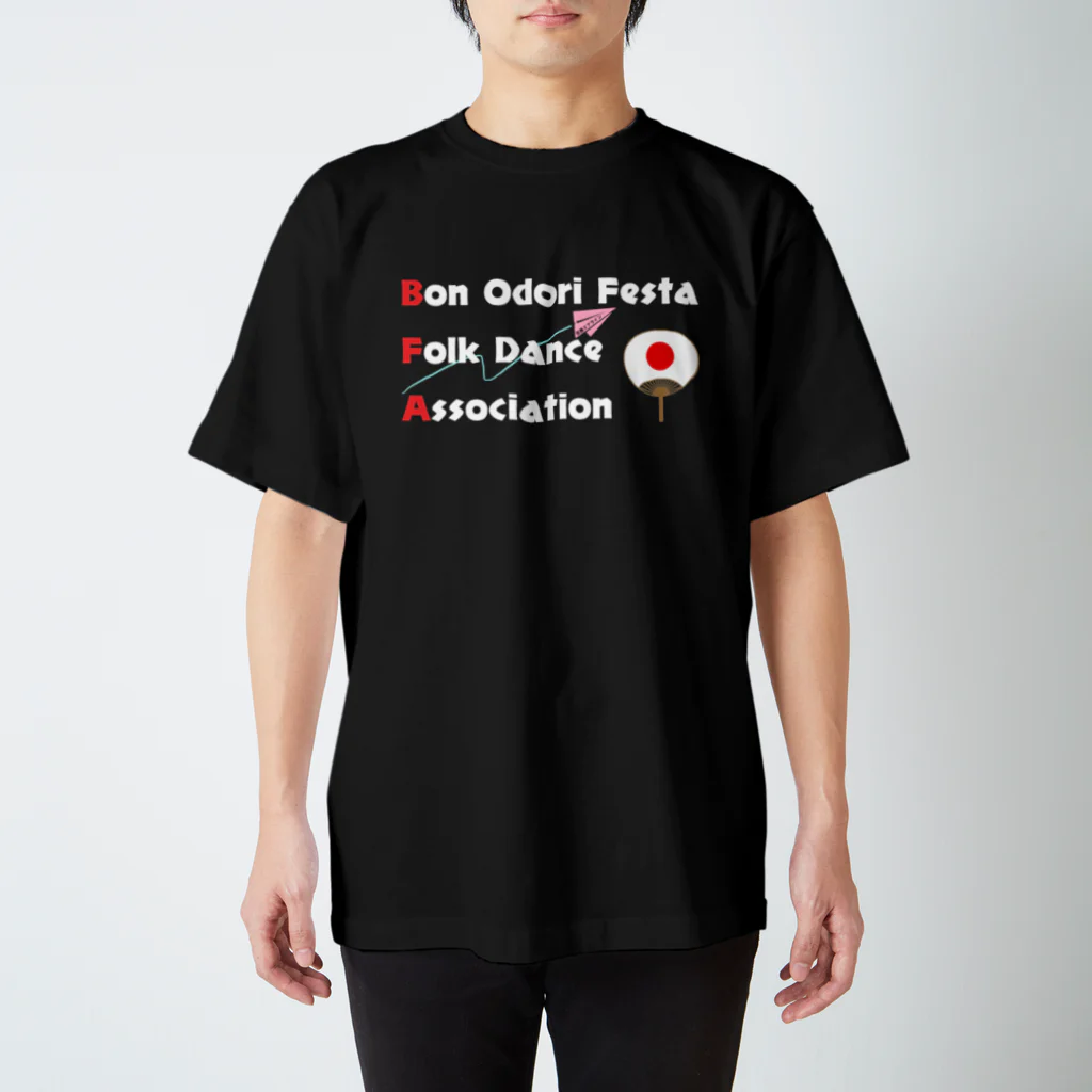 BFAショップのBFA（Bon Odori Festa Folk Dance Association） Regular Fit T-Shirt