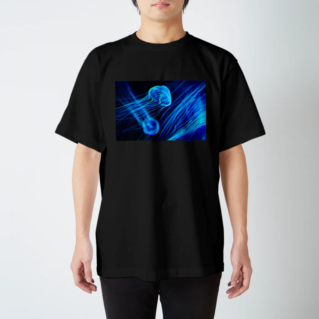 ごもくものkurage blue Regular Fit T-Shirt