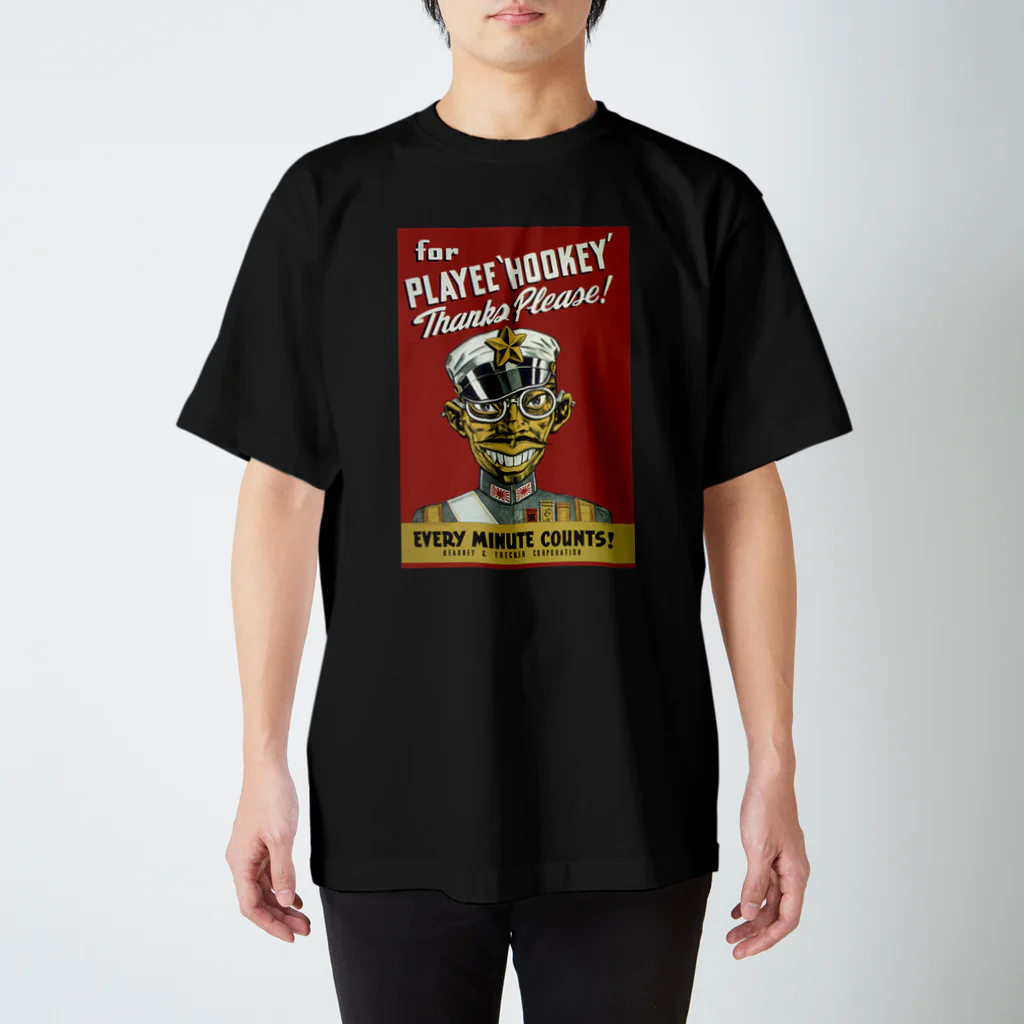 戦前プロパガンダイラストTシャツ屋の第二次世界大戦 昭和天皇 アメリカプロパガンダイラスト Regular Fit T-Shirt