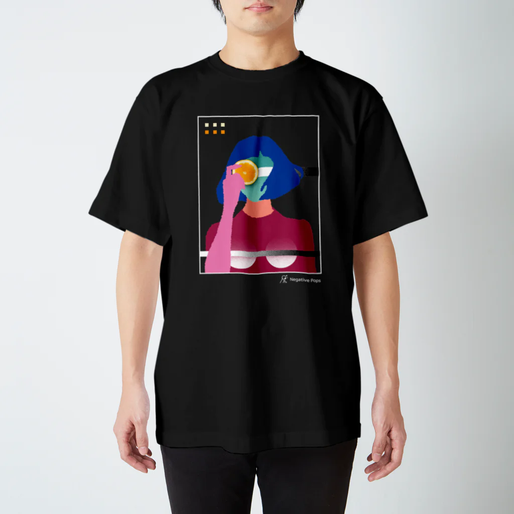 Negative PopsのOrange Girl 画像テスト02 スタンダードTシャツ