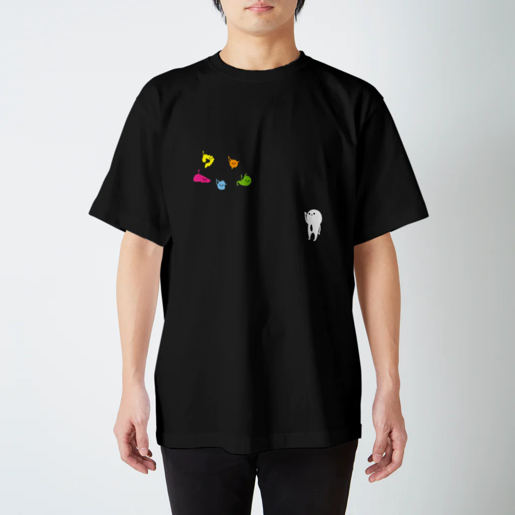 poisonlunchboxの臓器バイバイ スタンダードTシャツ