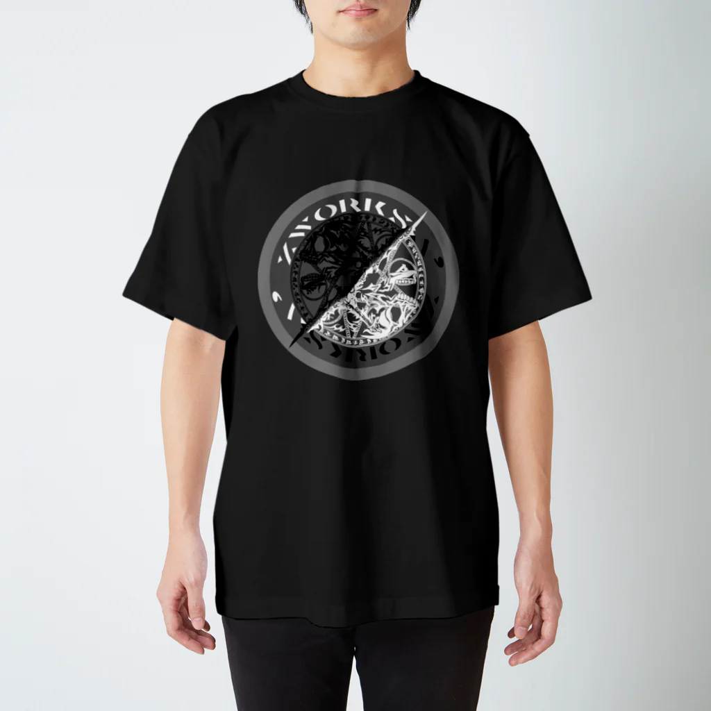 Ａ’ｚｗｏｒｋＳのTRIBALCROSS REVERSE MONO スタンダードTシャツ