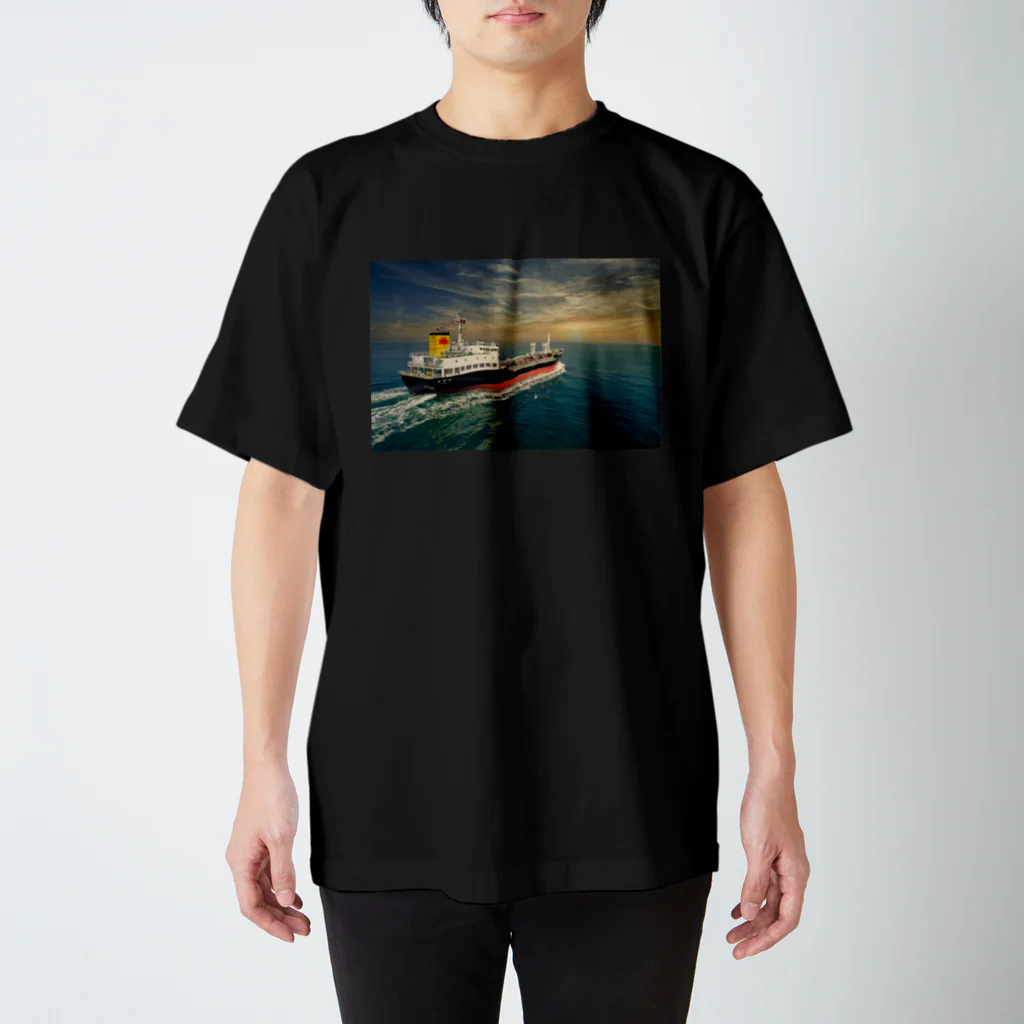 東幸海運タンカーグッツのひかるA スタンダードTシャツ