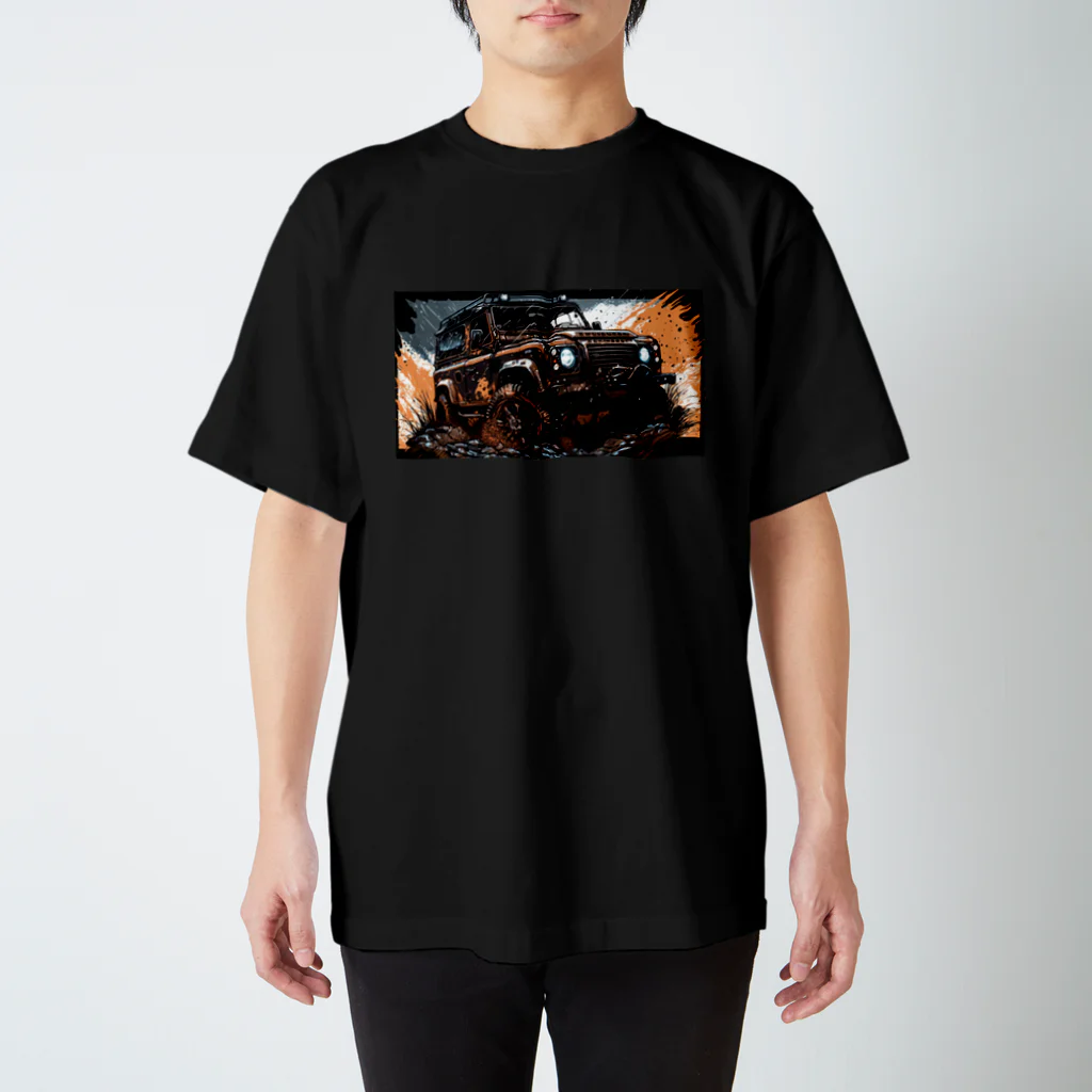 AI車屋のDefender lover #1 Regular Fit T-Shirt