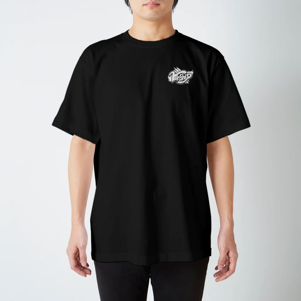 荒塚オガミのグッズショップ（SUZURI店）のWorship(ロゴ白) Regular Fit T-Shirt