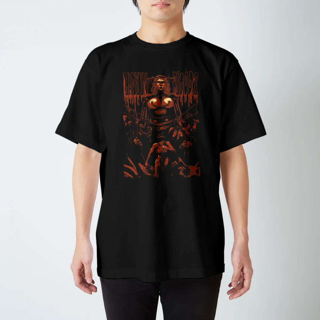 GOREHOUNDS GARBAGEのLADY IN BLOOD II Hard Red スタンダードTシャツ