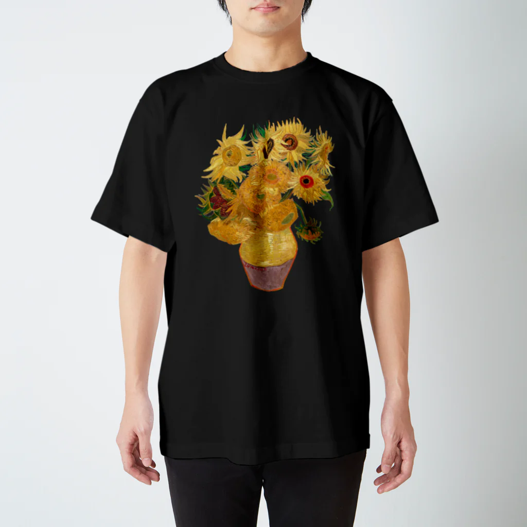 MUGEN ARTのゴッホ　ひまわり　Vincent van Gogh / Sunflowers　 Regular Fit T-Shirt