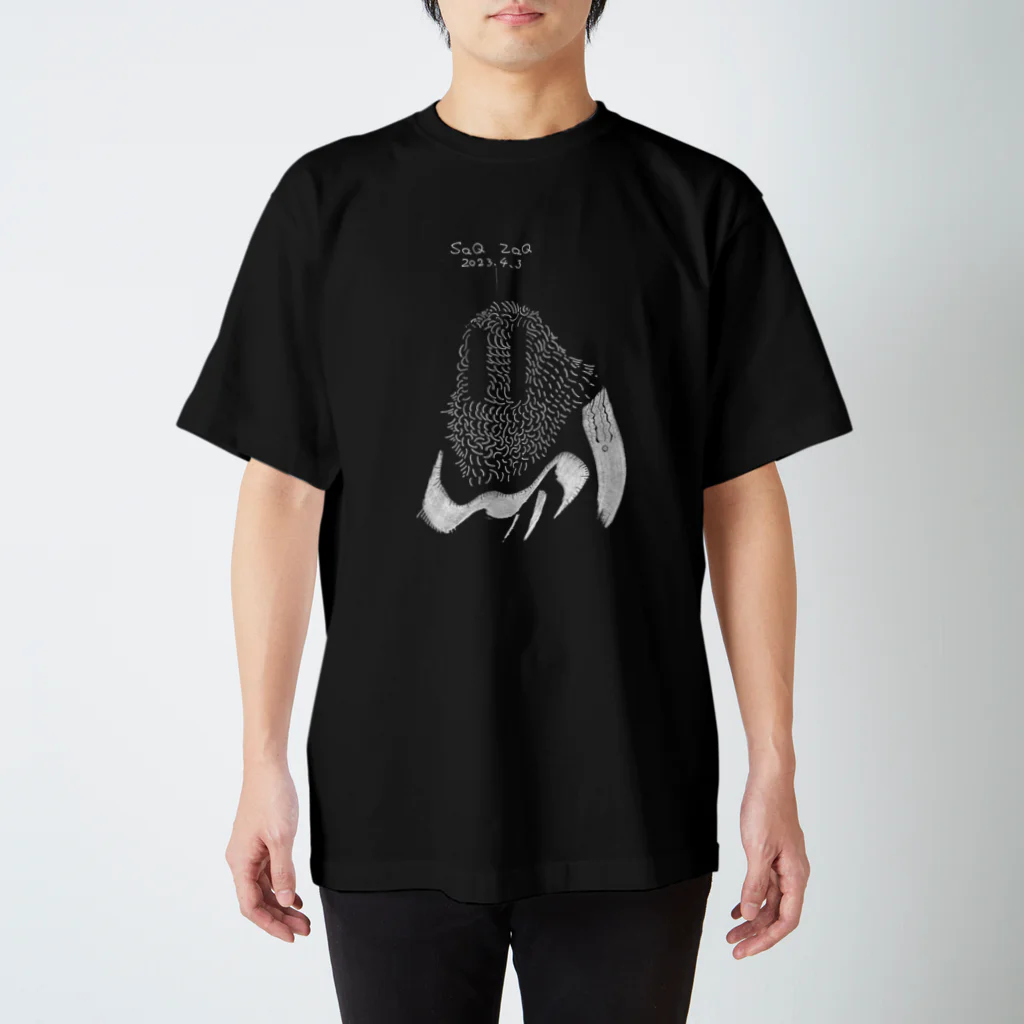 サックザックのSaQZaQ　毎日ドローイング　2023年4月3日 Regular Fit T-Shirt