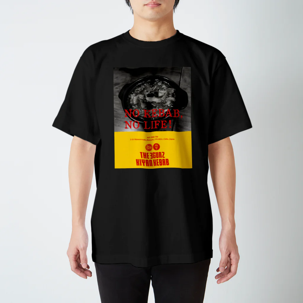 BlackRedCheeZのThe3Gunz／NKNL.other colors スタンダードTシャツ