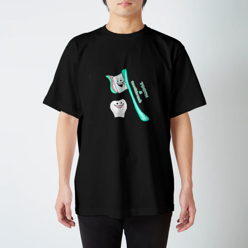 u-ch(D2BLUE)のTOOTH &toothbrush  Regular Fit T-Shirt
