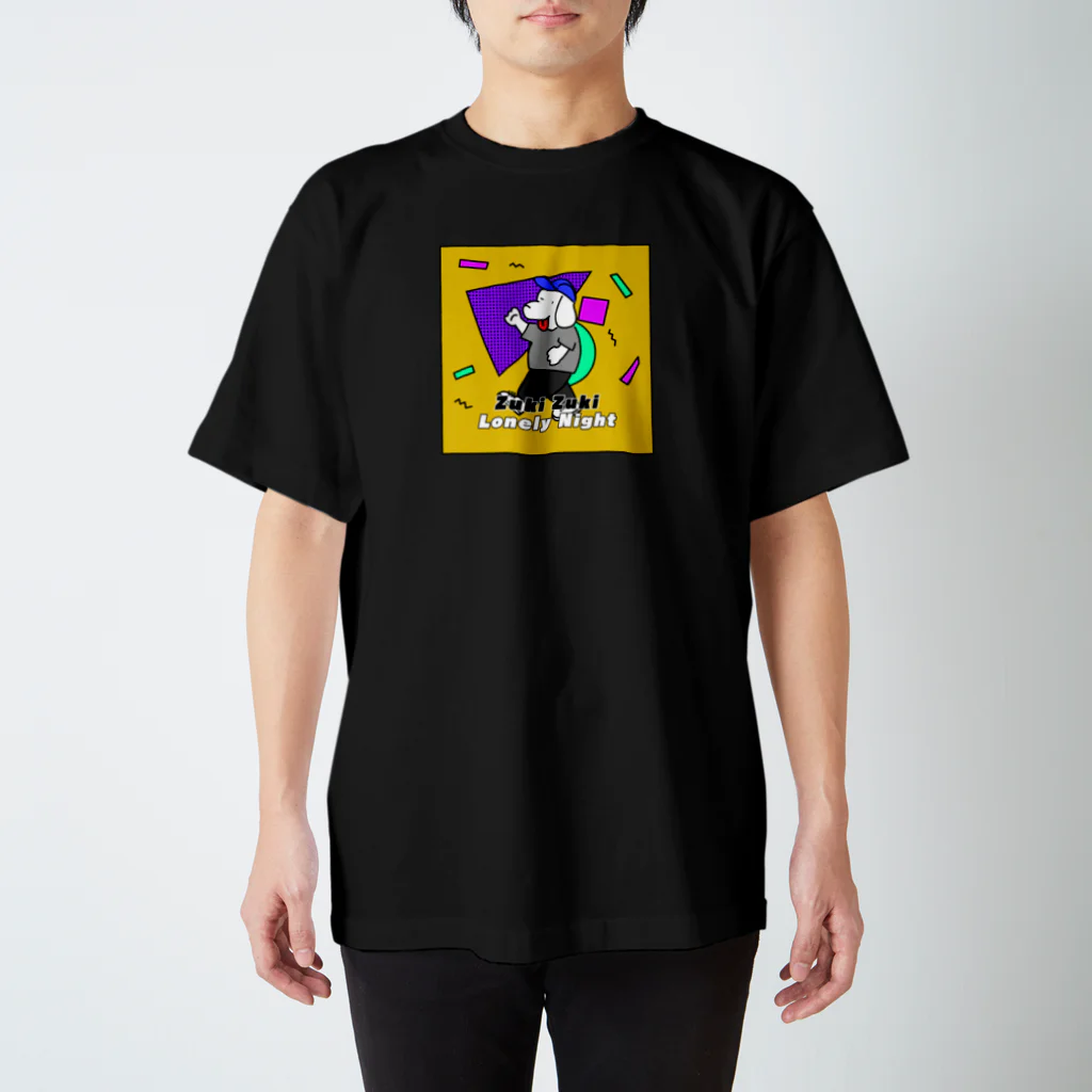 NaokicksのZuki Zuki Lonely Night Regular Fit T-Shirt