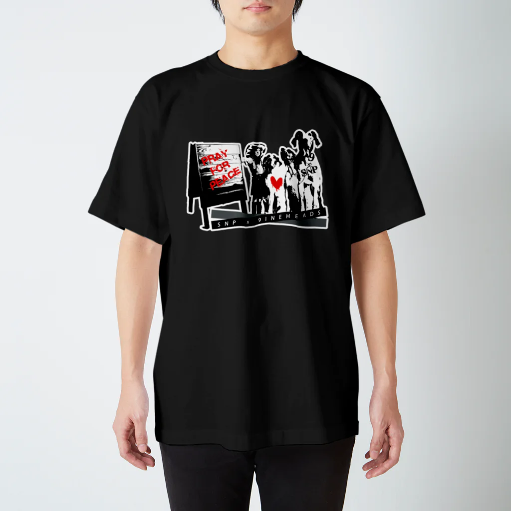 王子のアパレル SnprinceのSnp×9ine PrayForPeace スタンダードTシャツ