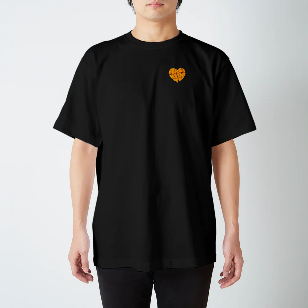 FIRST KIDS TVのHeart Logo T (Black) スタンダードTシャツ