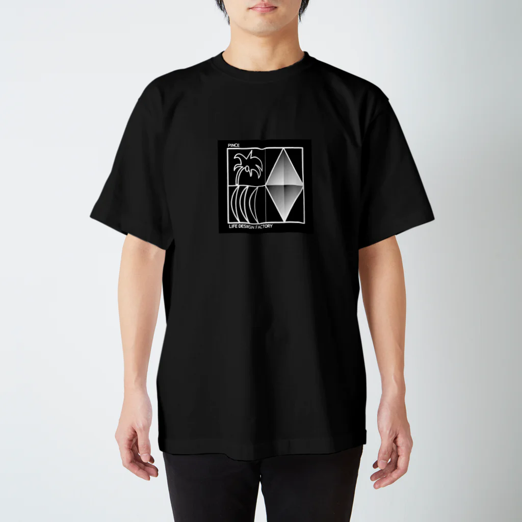 Life Design Factory PINCEのロゴT Regular Fit T-Shirt