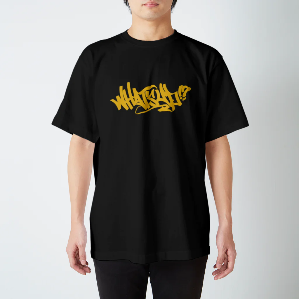 CUE8_shop_dayoのWhat'sUp!? Tee #YEL Regular Fit T-Shirt