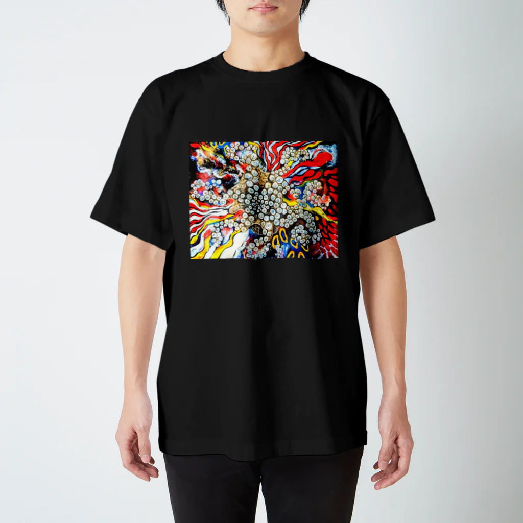 Kraken's potの彩力〈flare〉(T-shirt) スタンダードTシャツ