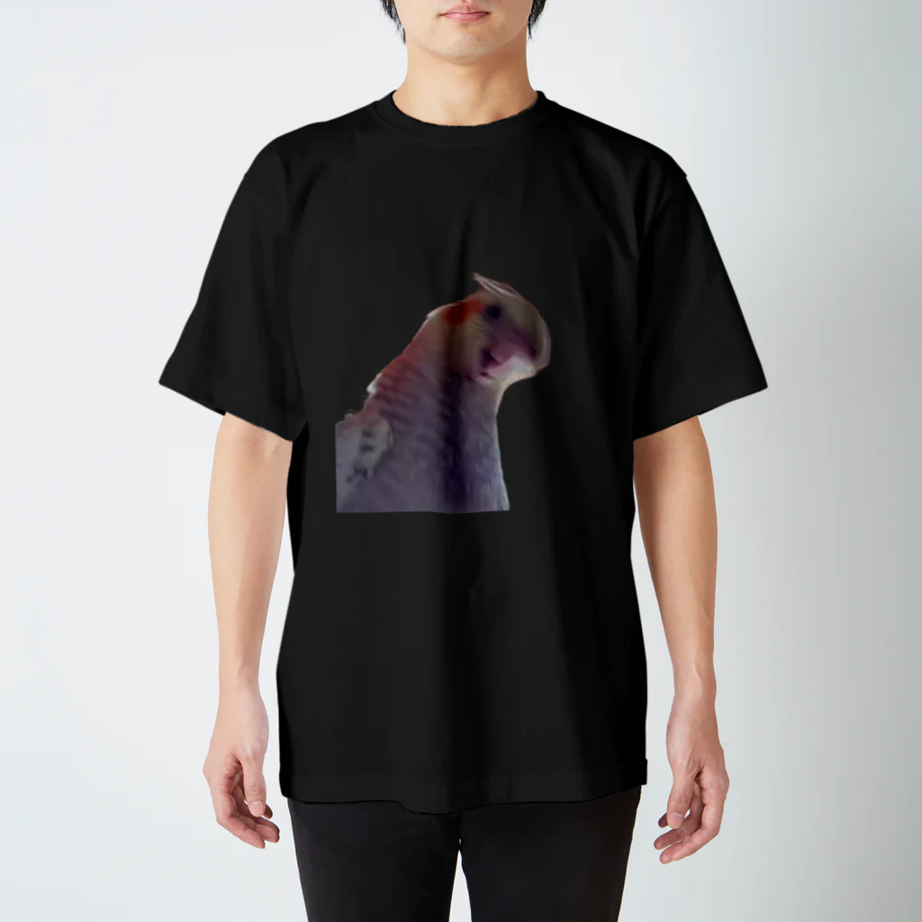 【ゆいみん】オカメインコとキノコの雑貨屋さんの荒ぶるオカメインコ Regular Fit T-Shirt