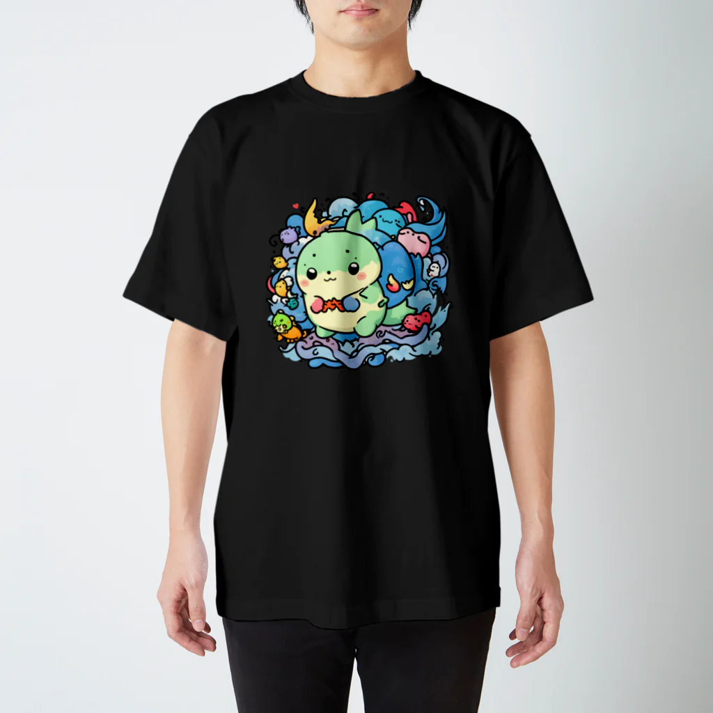 dongmuの【どんむオリジナル】キュートドラゴン スタンダードTシャツ