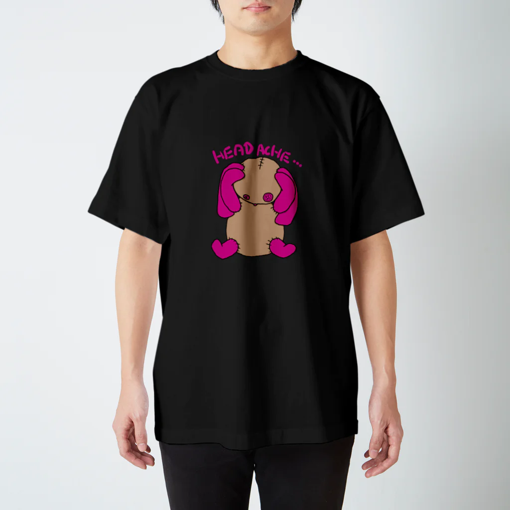 Jolokiaの頭を抱えるハグミーくん スタンダードTシャツ