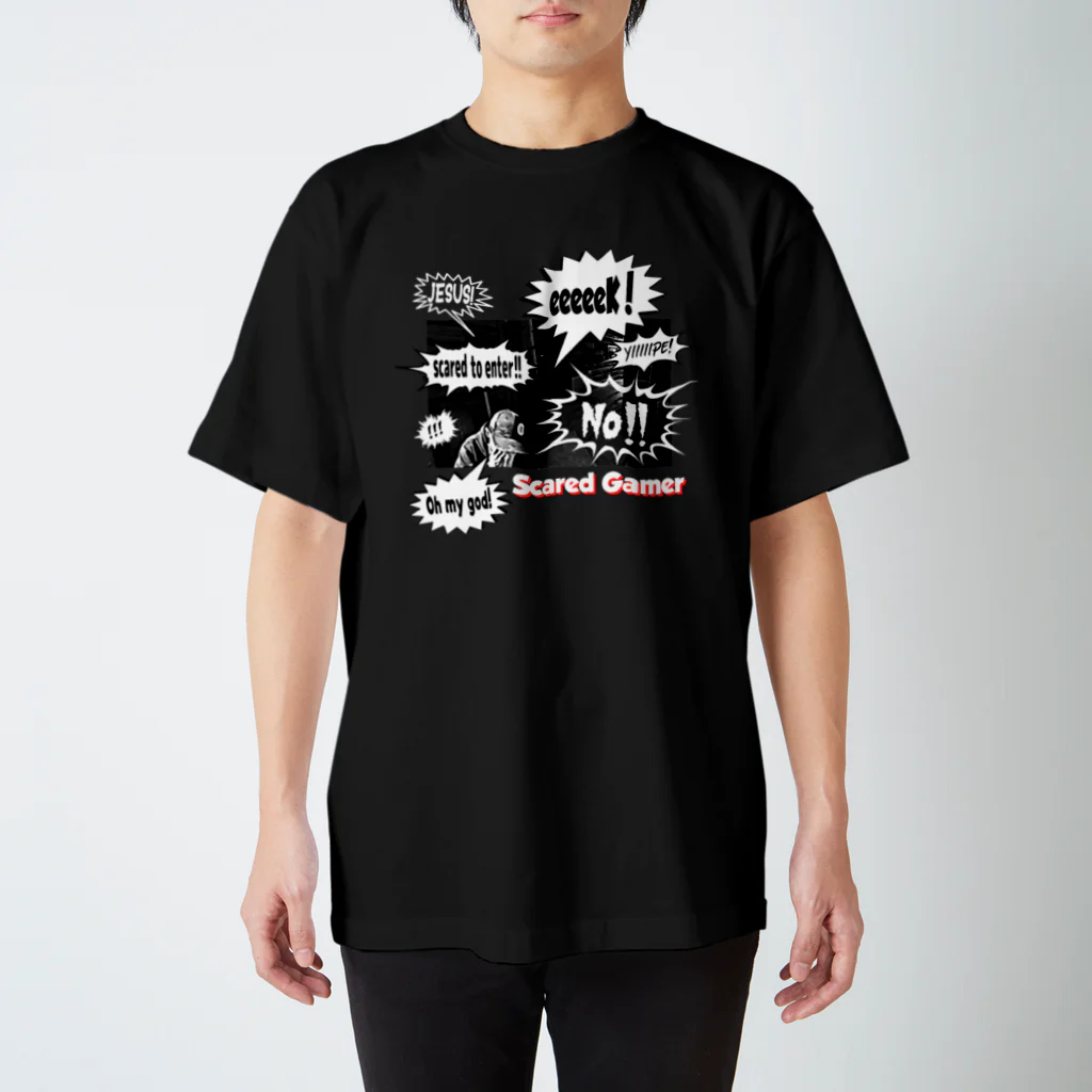 BlackRedCheeZのThe3Gunz／scary-scarier-scariest Regular Fit T-Shirt