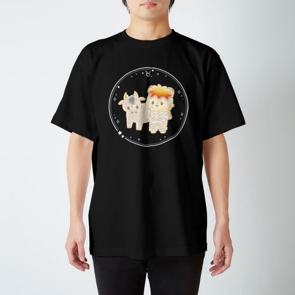 クロフミのまったりショップのオリキャラ×星座　牡牛座 スタンダードTシャツ