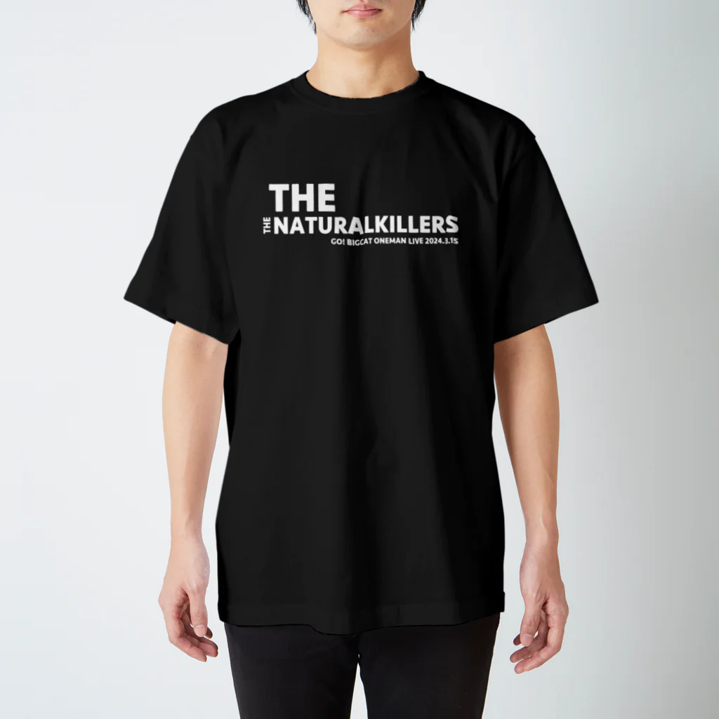 THENATURALKILLERSオンデマンドのBIGCAT応援宣伝グッズ　文字色白 スタンダードTシャツ