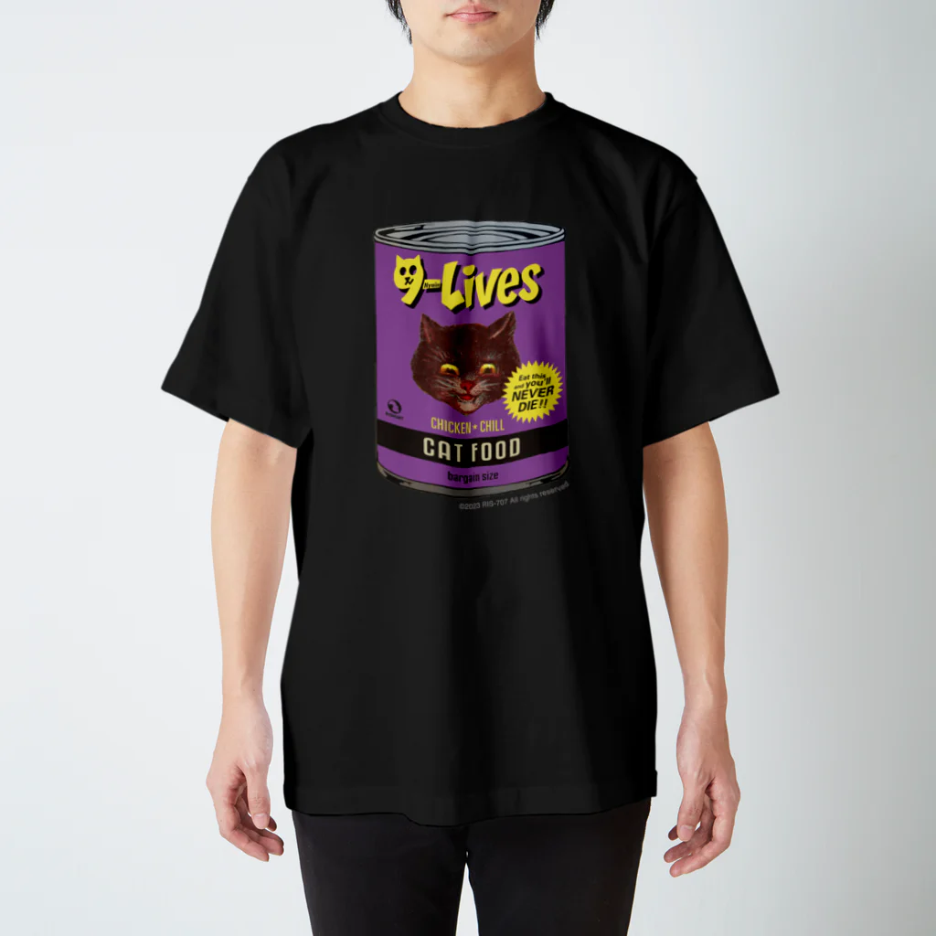 RIS-707のRIS-707 ACID猫缶 スタンダードTシャツ Regular Fit T-Shirt