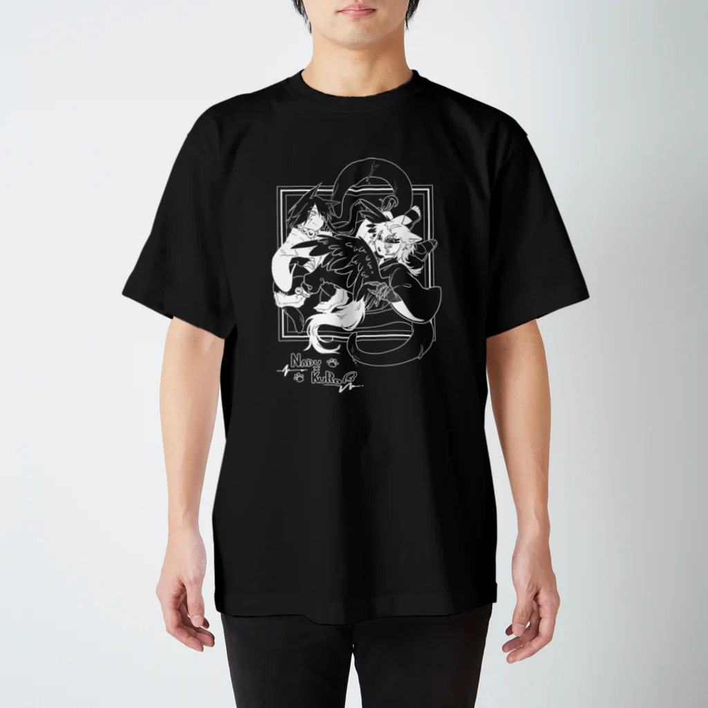 狐火箱のNADU×KURO(濃色地向け) スタンダードTシャツ