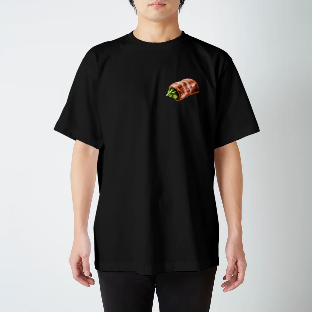 月が輝くこんな夜にのアスパラベーコン Regular Fit T-Shirt