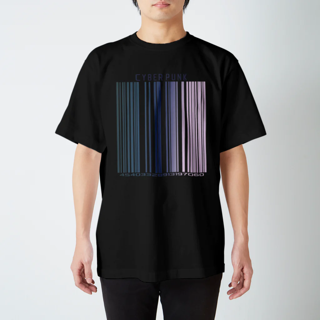 スリープキャットスタジオのバーコード(カラー) Regular Fit T-Shirt