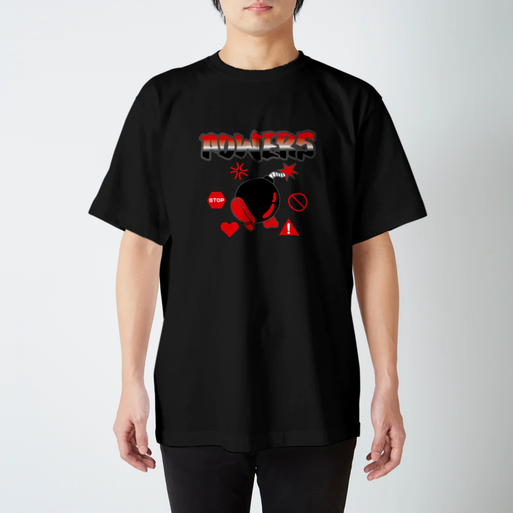 POWERSのPOWERS RED スタンダードTシャツ