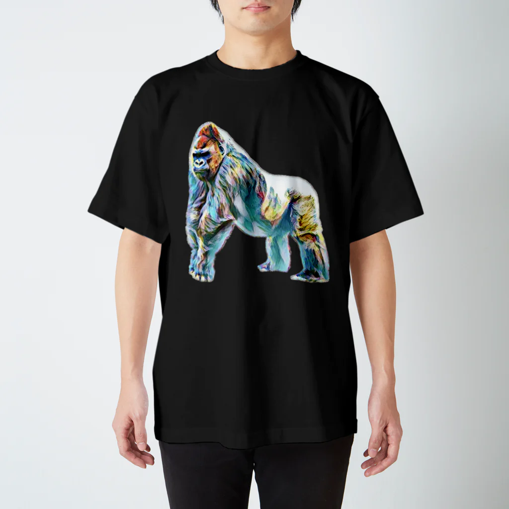 Na-choa*ナチョアのArtistic Gorilla スタンダードTシャツ