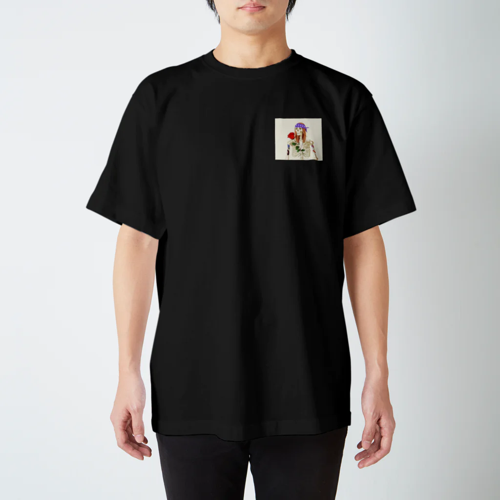 マリンのバンダナがいこつ Regular Fit T-Shirt