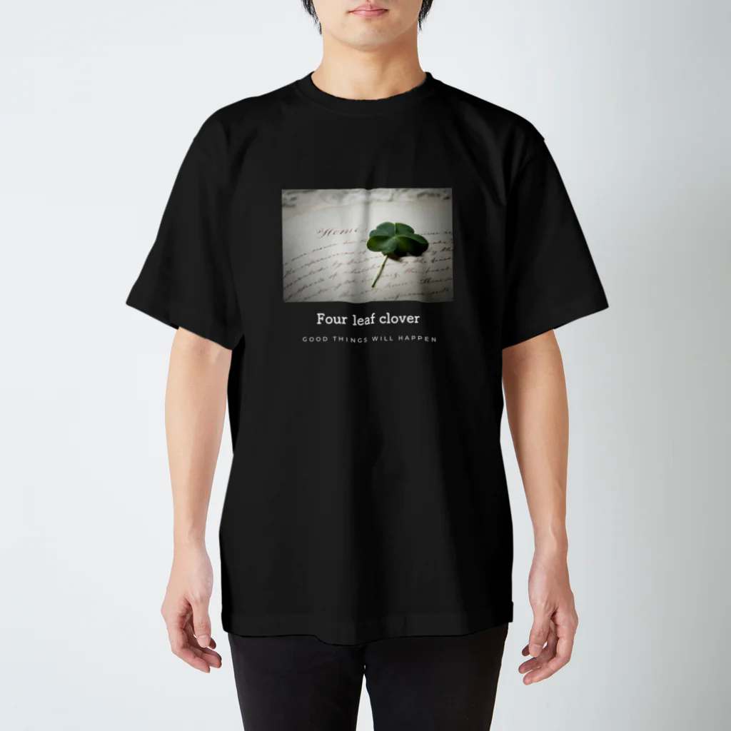 これいいかもTシャツ製作所の四葉のクローバー Regular Fit T-Shirt