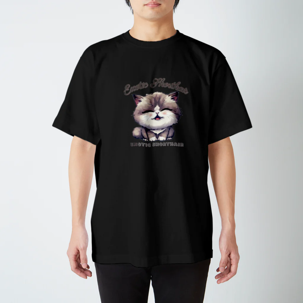 furebuhi　clubのエキゾチックショートヘアー スタンダードTシャツ