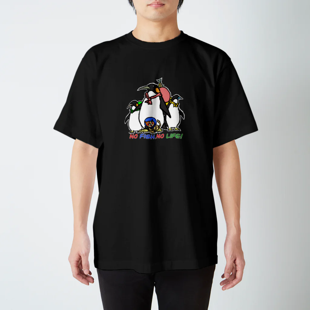 furaibouzuのペンギンとニャンコ スタンダードTシャツ