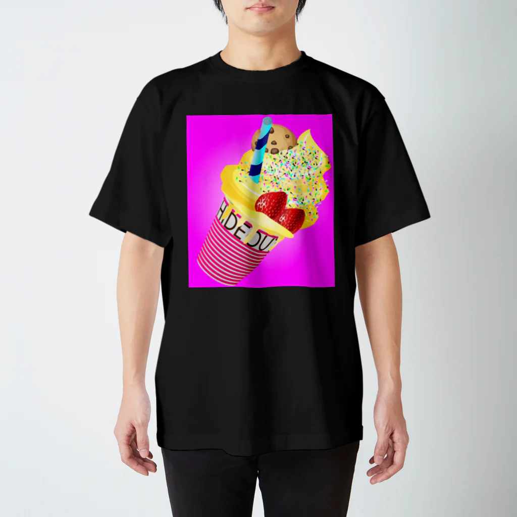 Smoking-Apparelの映えT-ice cream スタンダードTシャツ