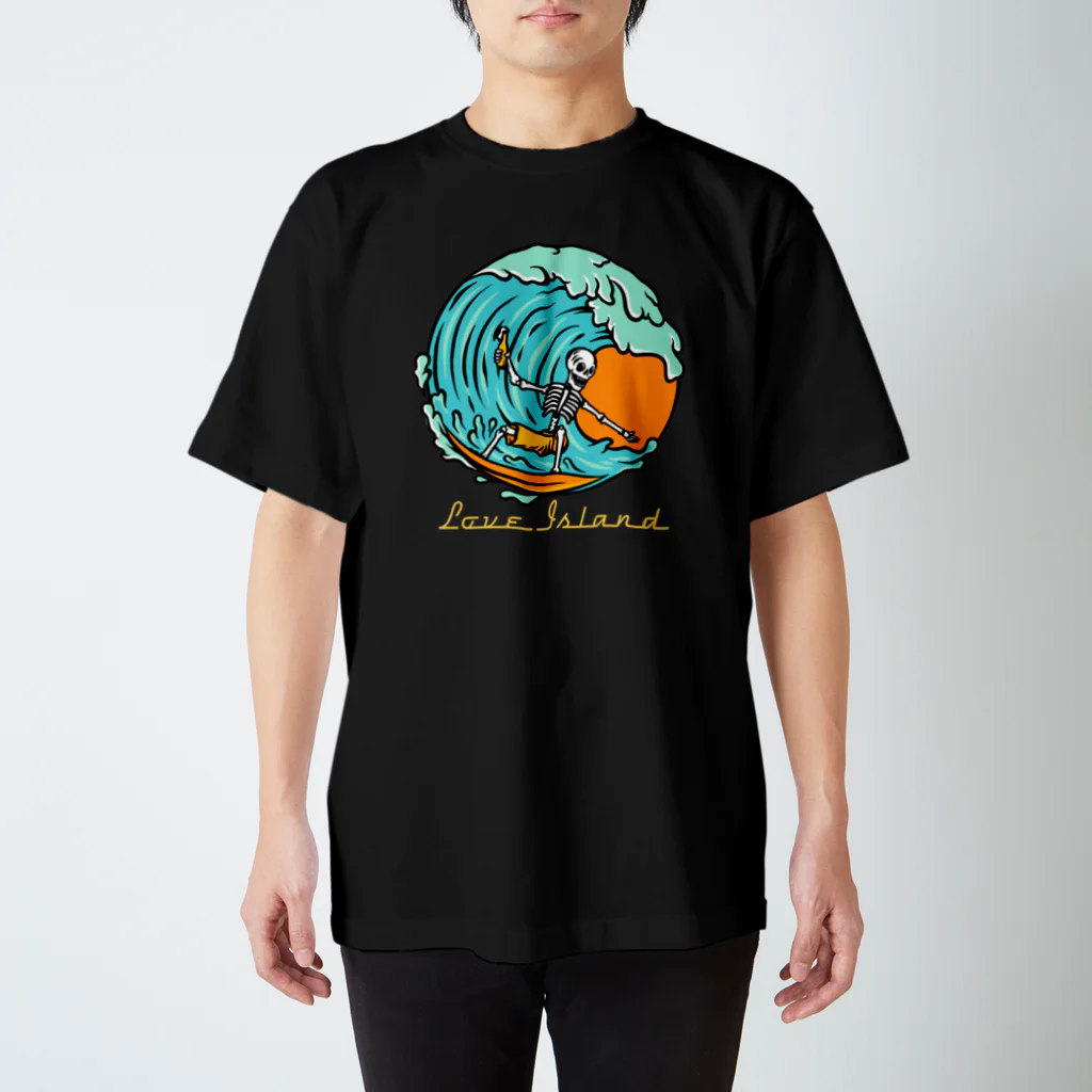 Love IslandのIsland skull スタンダードTシャツ