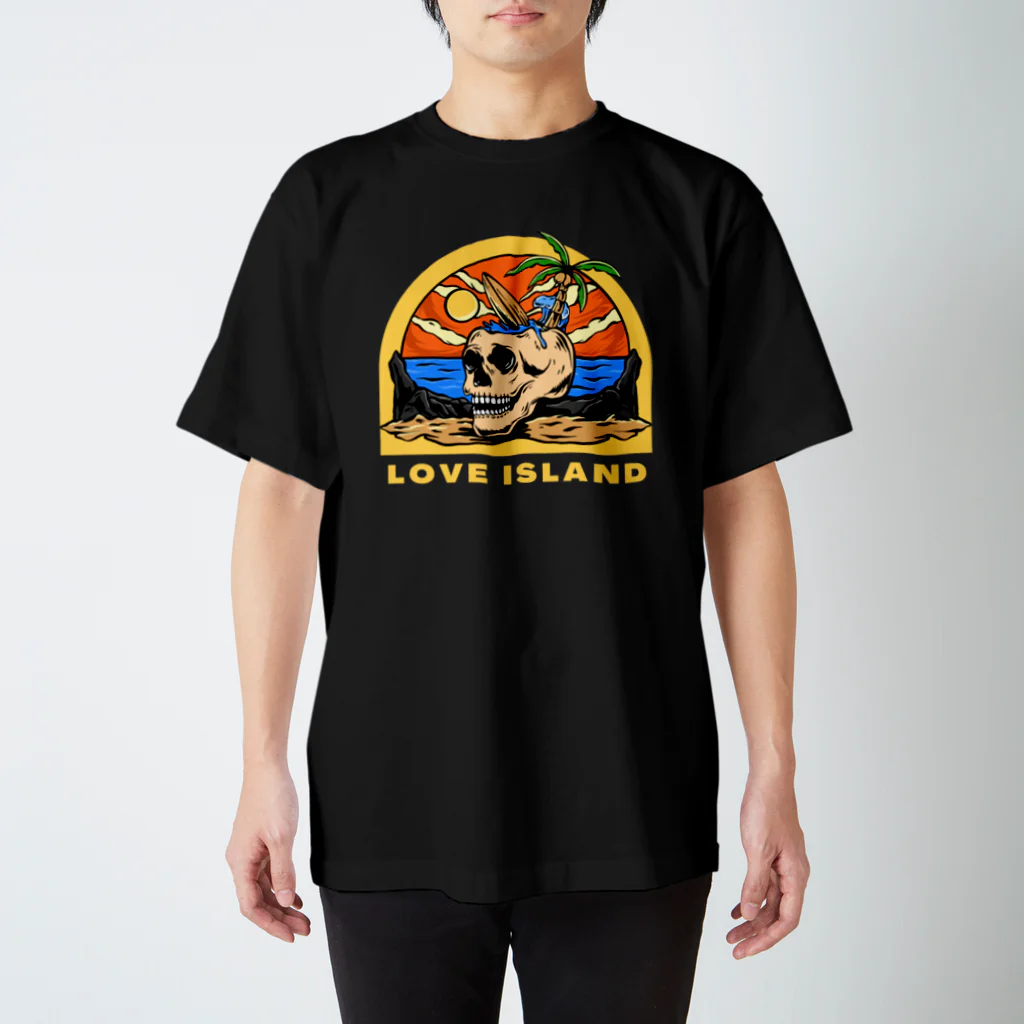 Love IslandのIslandskull01 スタンダードTシャツ