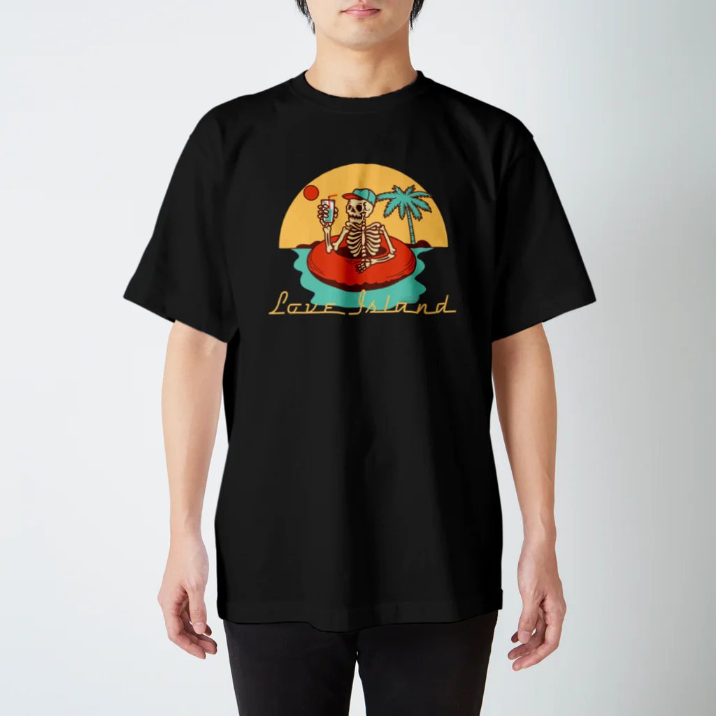 Love IslandのIslandskull02 スタンダードTシャツ