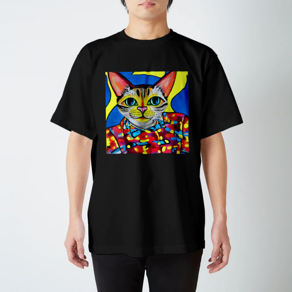 miehayashi1984のファンキーcat Regular Fit T-Shirt