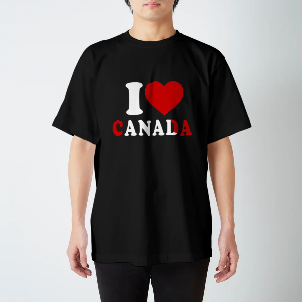 PANIQLOGのI LOVE CANADA Tシャツ★2 スタンダードTシャツ