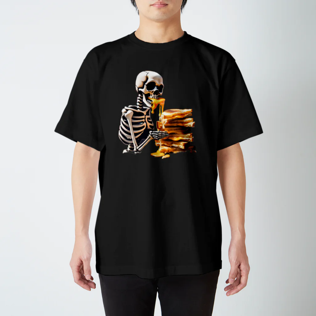 浪漫千代（ロマチョんの店）のNo matter how much you eat, you won't get fat. Regular Fit T-Shirt