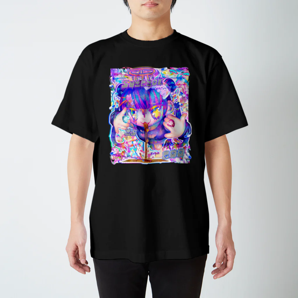 👁👄👁ももちゃんのおみちぇ 🌈 🧠のどう考えても死は救済で草‼ Regular Fit T-Shirt