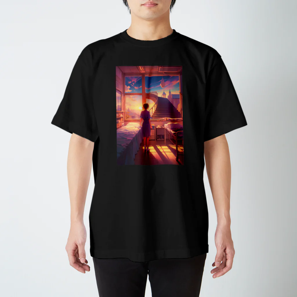 卯月なのかのStairway Journey　〜紡がれる架け橋の旅〜　No.3　「旅立ち」 スタンダードTシャツ