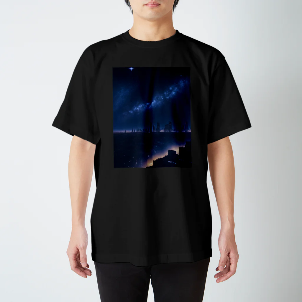 卯月なのかのThe Remnant Journey　〜人間がいなくなった世界の旅〜　No.1「文明に奪われていたもの」 スタンダードTシャツ