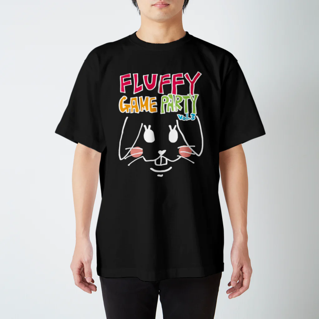 Fluffy partyのふらてぃボドゲイベントvol.3記念 黒 Regular Fit T-Shirt